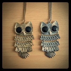 Forever 21 Owl Necklaces