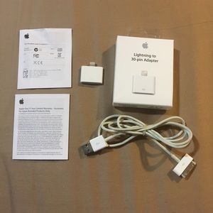 Apple certified lightning to 30-pin adapter