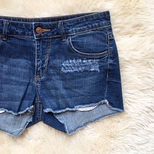 H&M Distressed Denim Cut Off Shorts