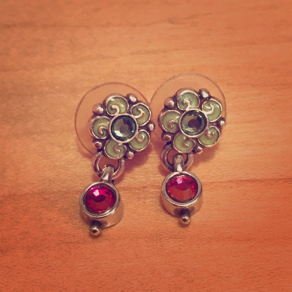 ⚡️SALE⚡️ Brighton Earring Posts Aqua and Hot Pink!