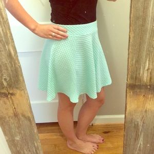 H&M Mint skater skirt