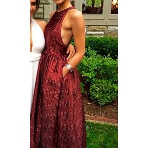 SOLD❗️ Alice + Olivia Emilia Snake-Embossed Dress