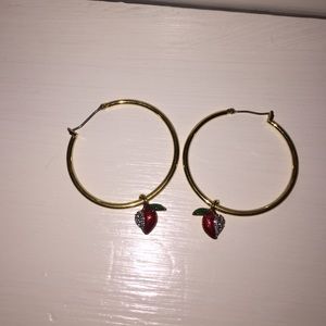 Juicy couture hoop earrings