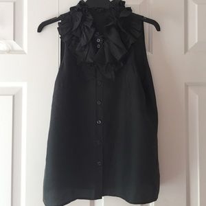 Jcrew ruffle blouse