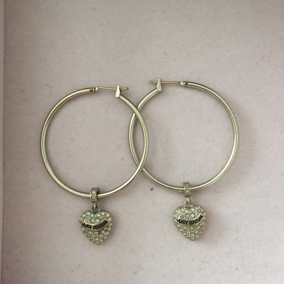 Juicy Couture hoop earrings