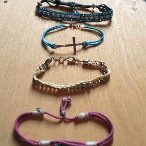 Four bracelets