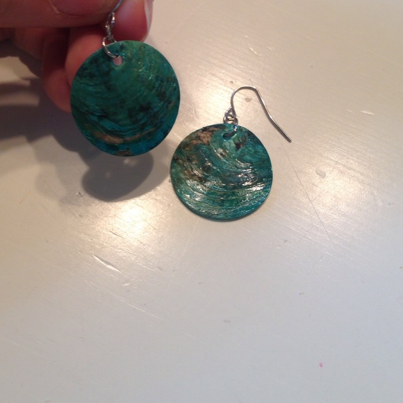 Blue Shell Earrings from Kohl's