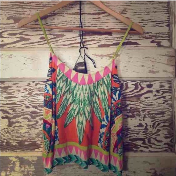 Flying Tomato Tops - SOLD Colorful tribal print crop top