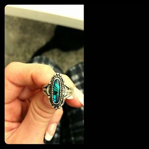Vintage Native American Abalone Ring