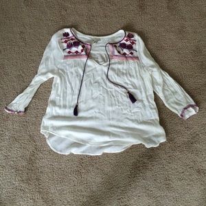 forever 21 peasant top