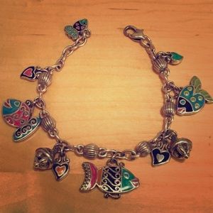 Cutest Brighton Enameled Fish Bracelet