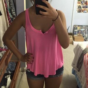 hot pink tank