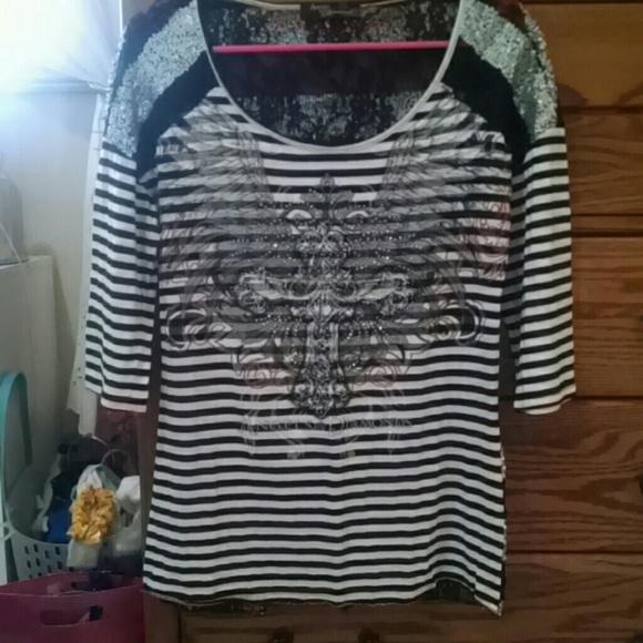 Angels & Diamonds 3/4 sleeve