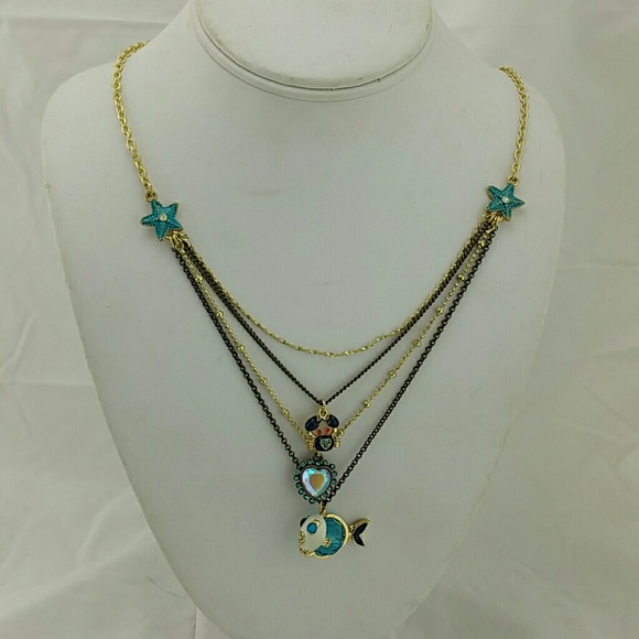 *Authentic* Betsey Johnson under the sea necklace
