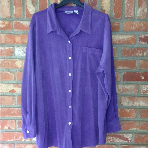 Purple Passion Button Down - Picture 2 of 4