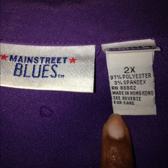 Purple Passion Button Down - Picture 4 of 4