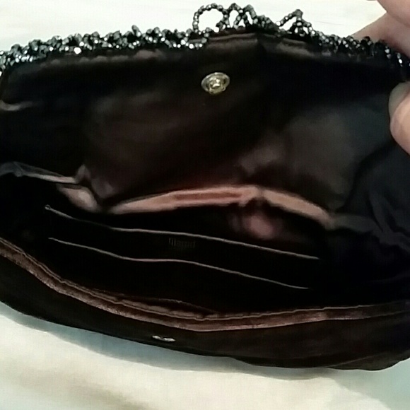 Magid,hand beaded Bags - Vintage ,black velvet clutch Magid,hand beaded Bags - Vintage ,black velvet clutch