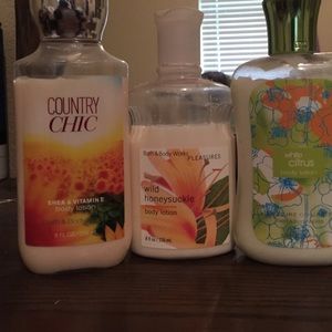 Bath and Body Works Lotions