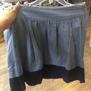 Grey and black skirt