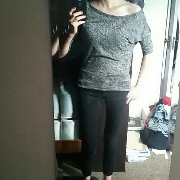 Off the shoulder shimmer top - Picture 1 of 4
