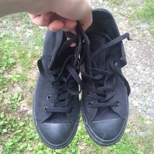 Black High Top Converse