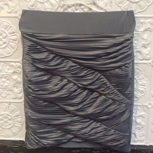 Grey fancy skirt