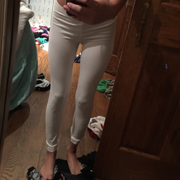 White leggings