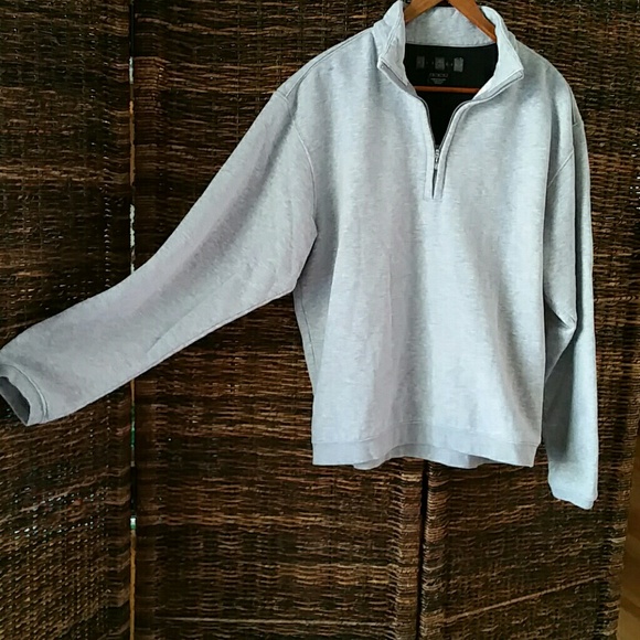 Nike Golf Heather Gray 3/4 zip Pullover