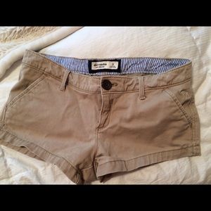 Abercrombie khaki shorts