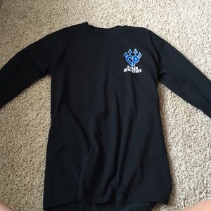 Long sleeve cheer athletics shirt