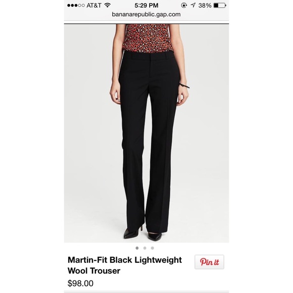 Banana Republic Martin fit dress pants - Picture 4 of 4