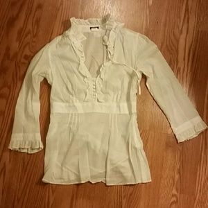 Jcrew Ruffled Top