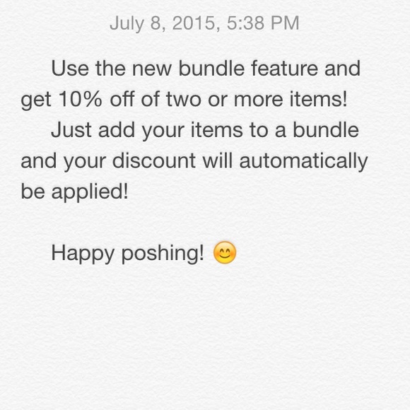Try the new bundle feature