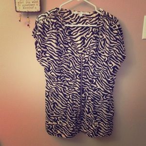ANIMAL PRINT LOOSE TOP