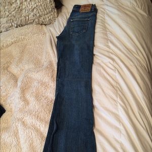 Express flare jeans long