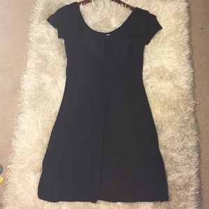 H&M Black Bow Dress