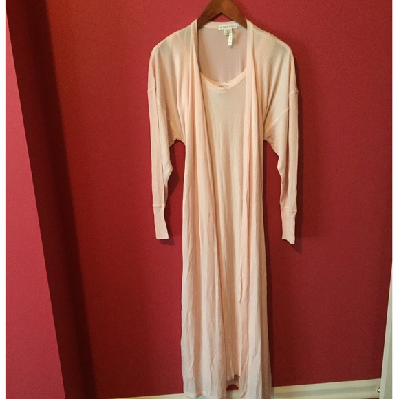 100% silk Nightgown and robe set with pajama shirt