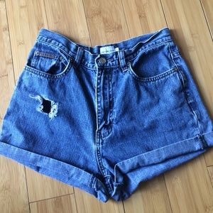 High waisted Calvin Klein shorts