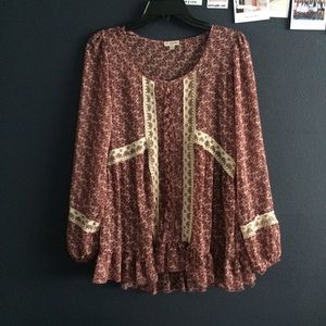 Floral Boho long top / short dress