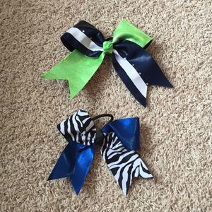 Blue bows