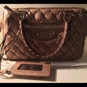 Balenciaga Quilted "Matelasse" in Taupe