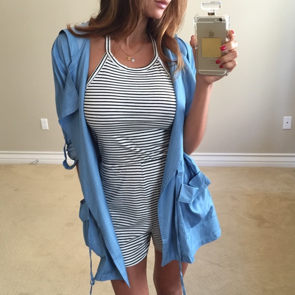 • SOLD • Chambray Jacket L - Picture 3 of 4