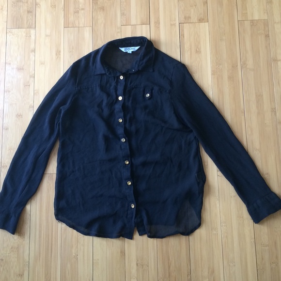Sheer button up shirt - Picture 1 of 2
