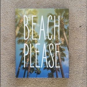 Beach Please Sign