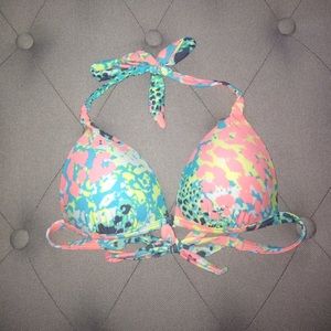 Cute floral bikini TOP ONLY