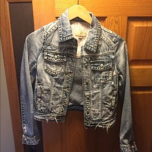 Lost Light Jean Distressed Jacket