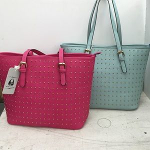 Lotty dotty tote bag