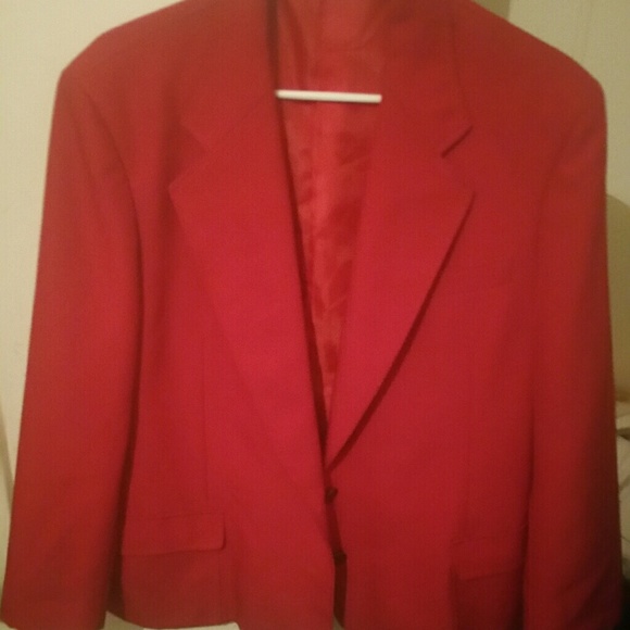 Red blazer