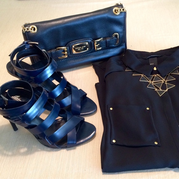 Stiletto heels gladiator sandals