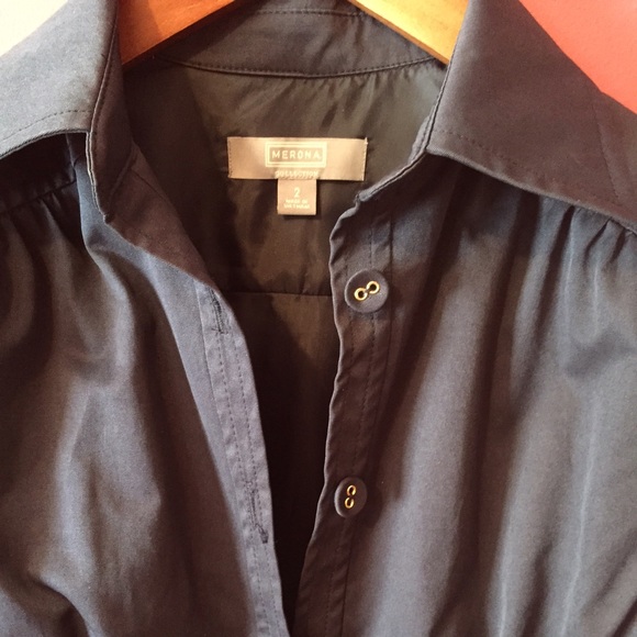 Merona button down collared dress - Picture 2 of 2